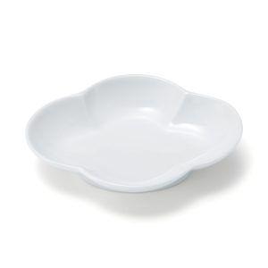 Hasami Ware Lucky Small Plate - Flowering Quince - White