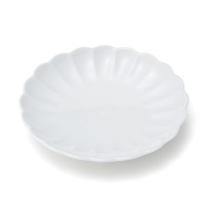 Hasami Ware Lucky Small Plate - Chrysanthemum - White