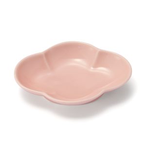 Hasami Ware Lucky Small Plate - Flowering Quince - Light Plum Pink