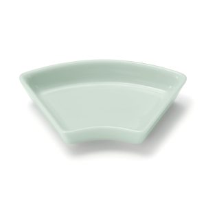 Hasami Ware Lucky Small Plate - Fan - Light Aqua