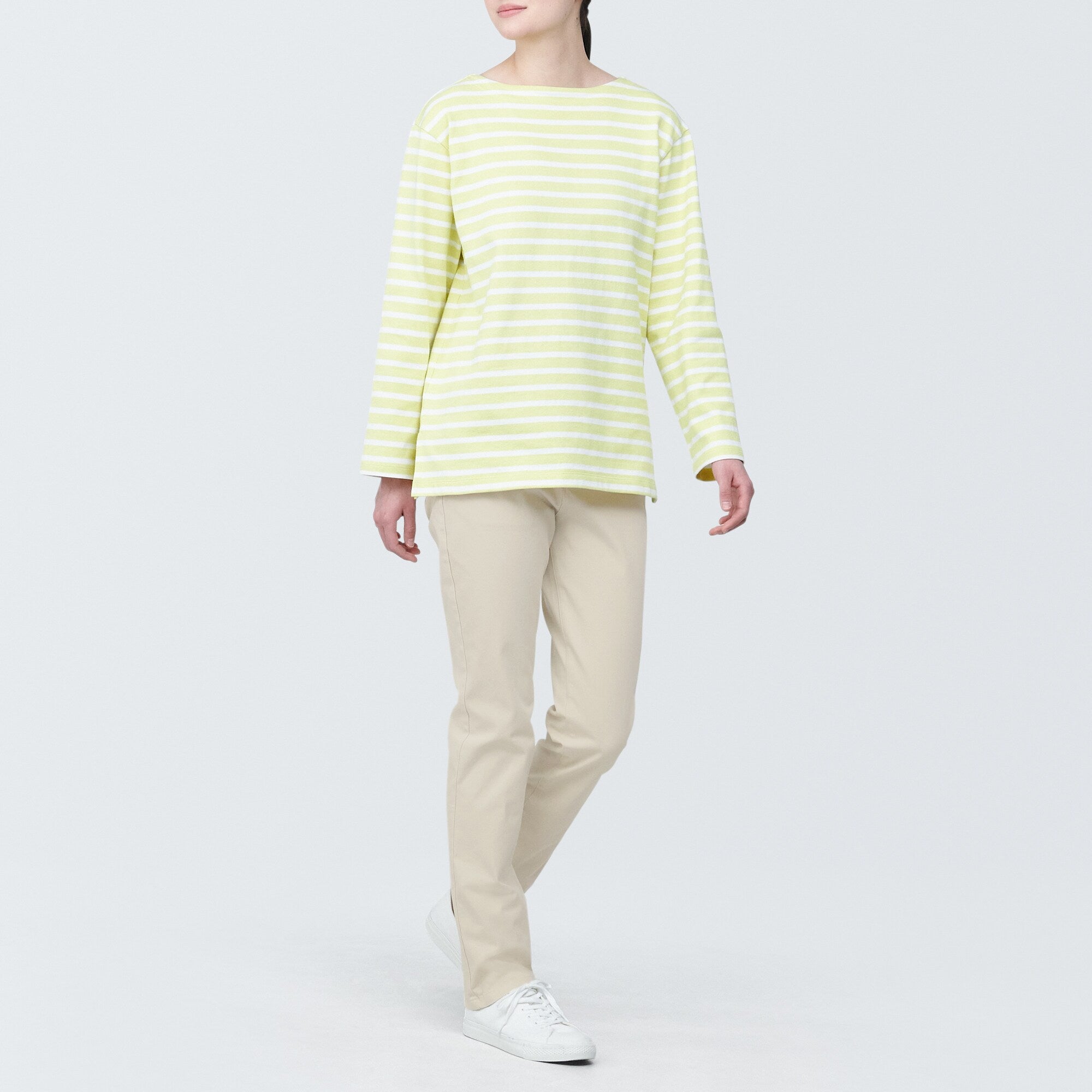 Women's 4-Way Stretch Chino Slim Tapered Pants (L 32inch / 80cm) - Image 44