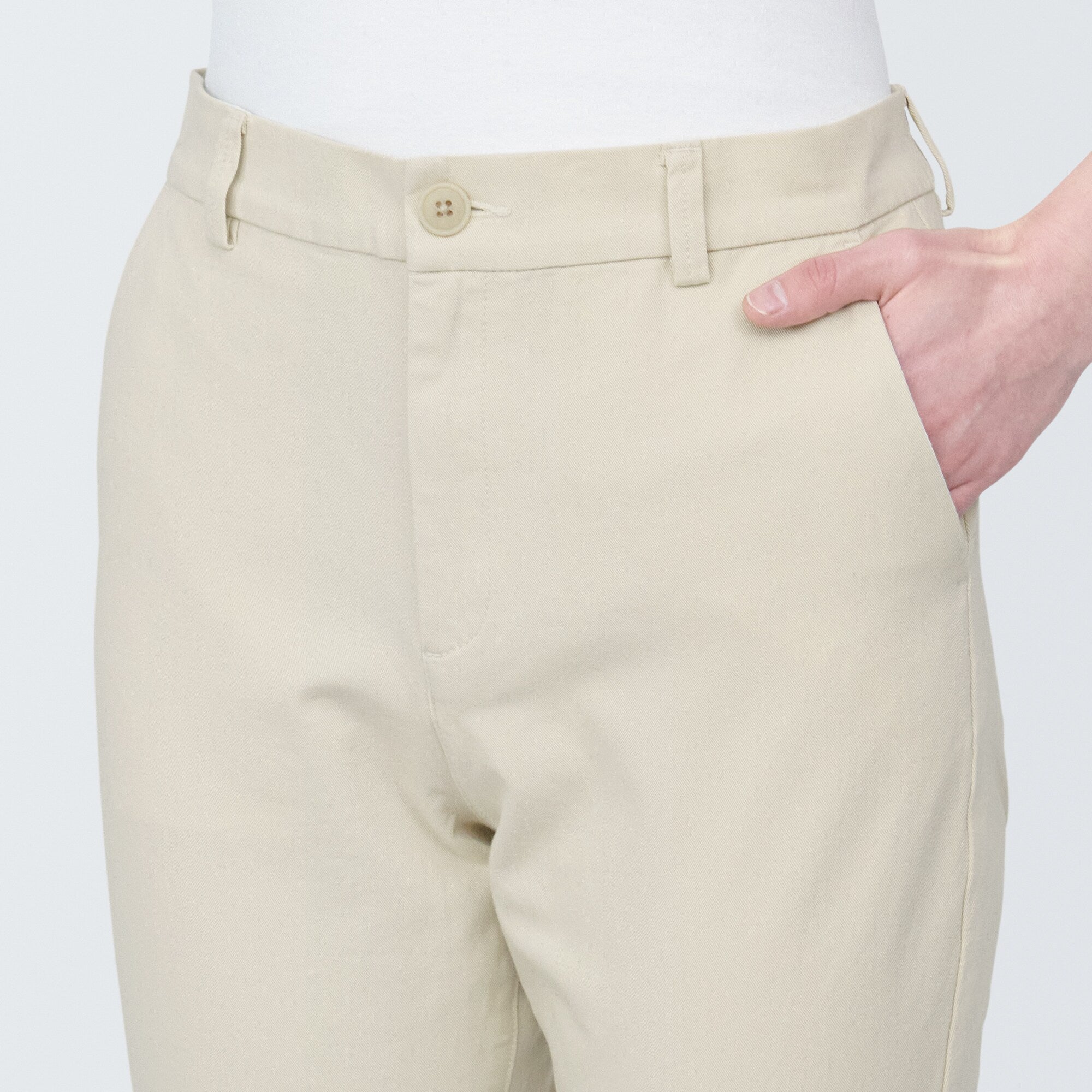 Women's 4-Way Stretch Chino Slim Tapered Pants (L 32inch / 80cm) - Image 47