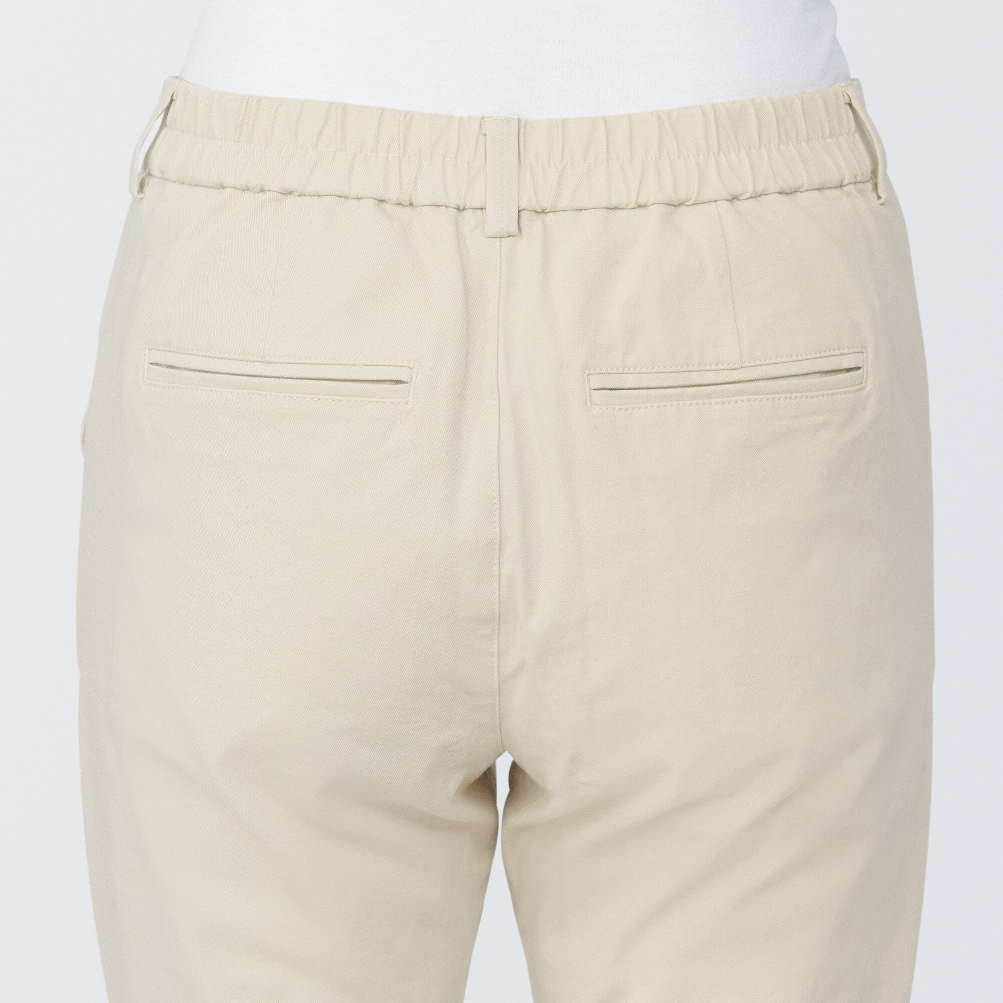 Women's 4-Way Stretch Chino Slim Tapered Pants (L 32inch / 80cm) - Image 48
