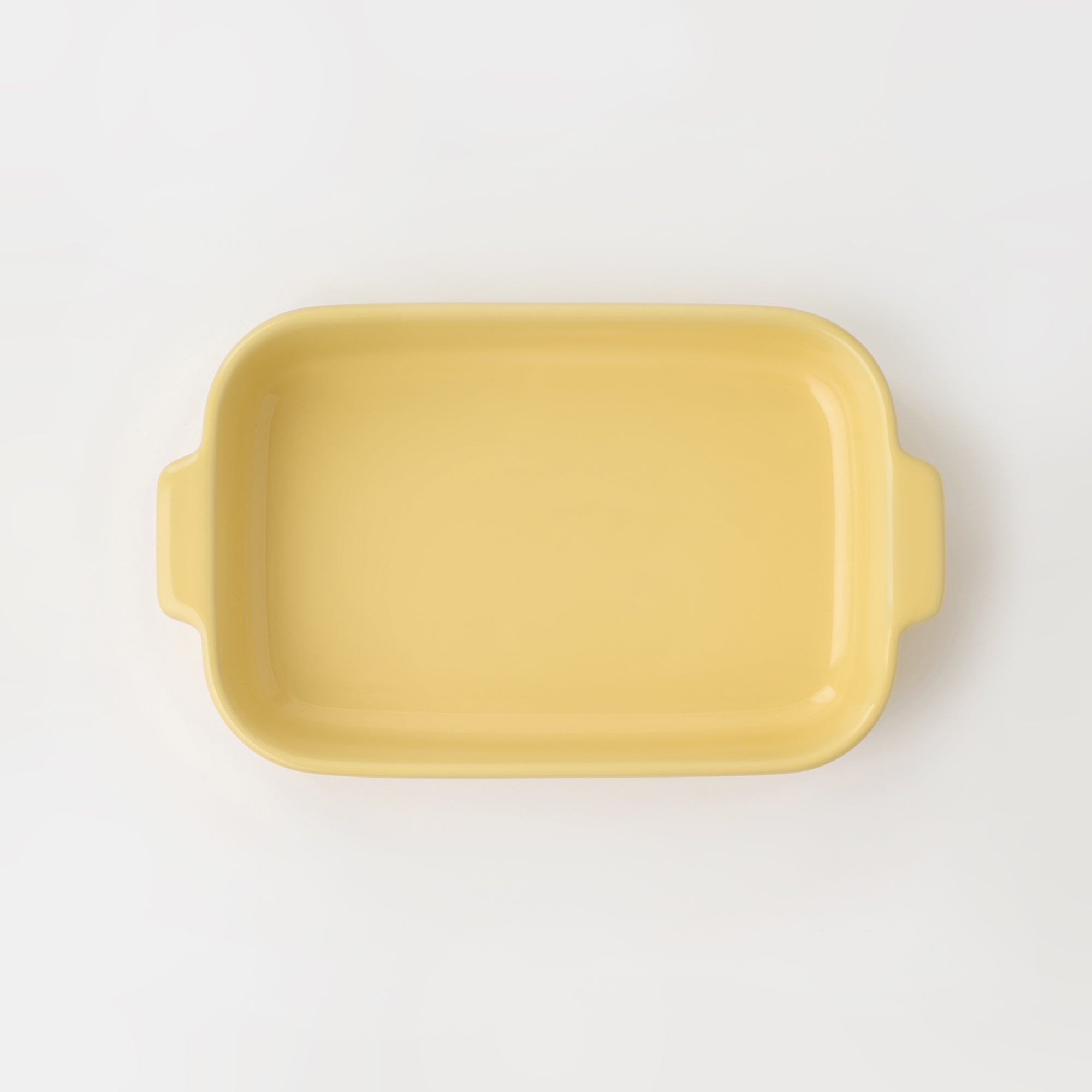 Stoneware Baking Dish Oven Tray - Light Yellow - Image 2