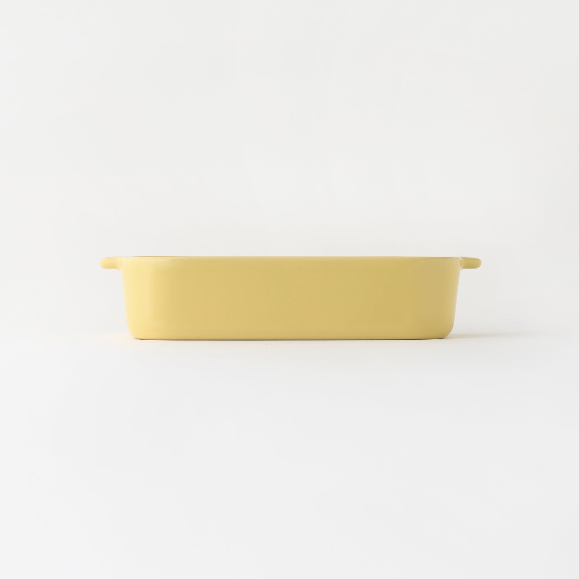 Stoneware Baking Dish Oven Tray - Light Yellow - Image 3