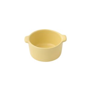Stoneware Mini Cocotte Bowl (Dia. 4.5) - Light Yellow