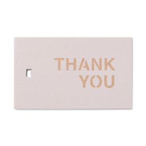 Gift Message Tag - Thank You