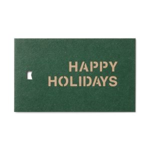 Gift Message Tag - Happy Holidays