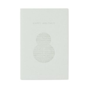 Message Card - Snowman