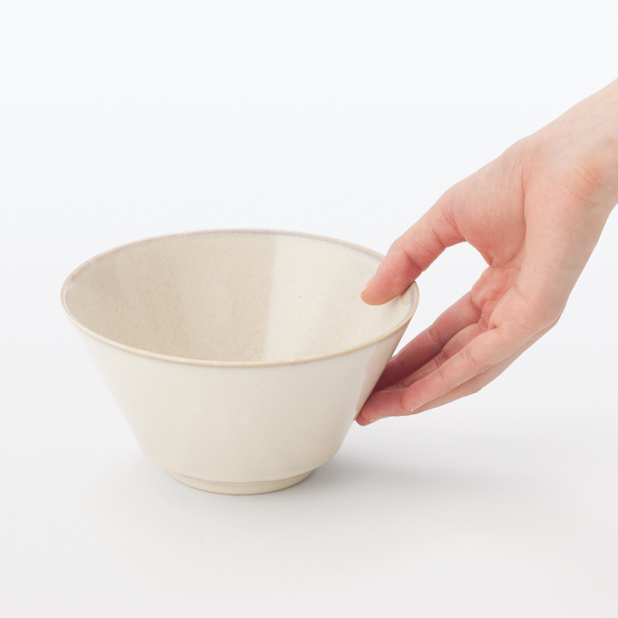 Mino Ware Bowl - White Glaze - Image 7