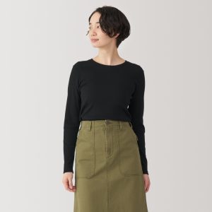 Women's Soy Fiber Blend Ribbed Crewneck T-Shirt