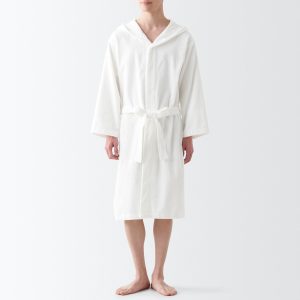 Side Seamless Pile Bathrobe