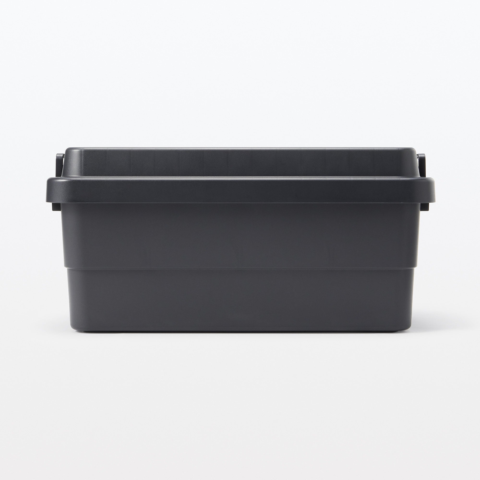 Heavy Duty Polypropylene Storage Box - Dark Gray - Extra Large 18.5 gal - Image 2