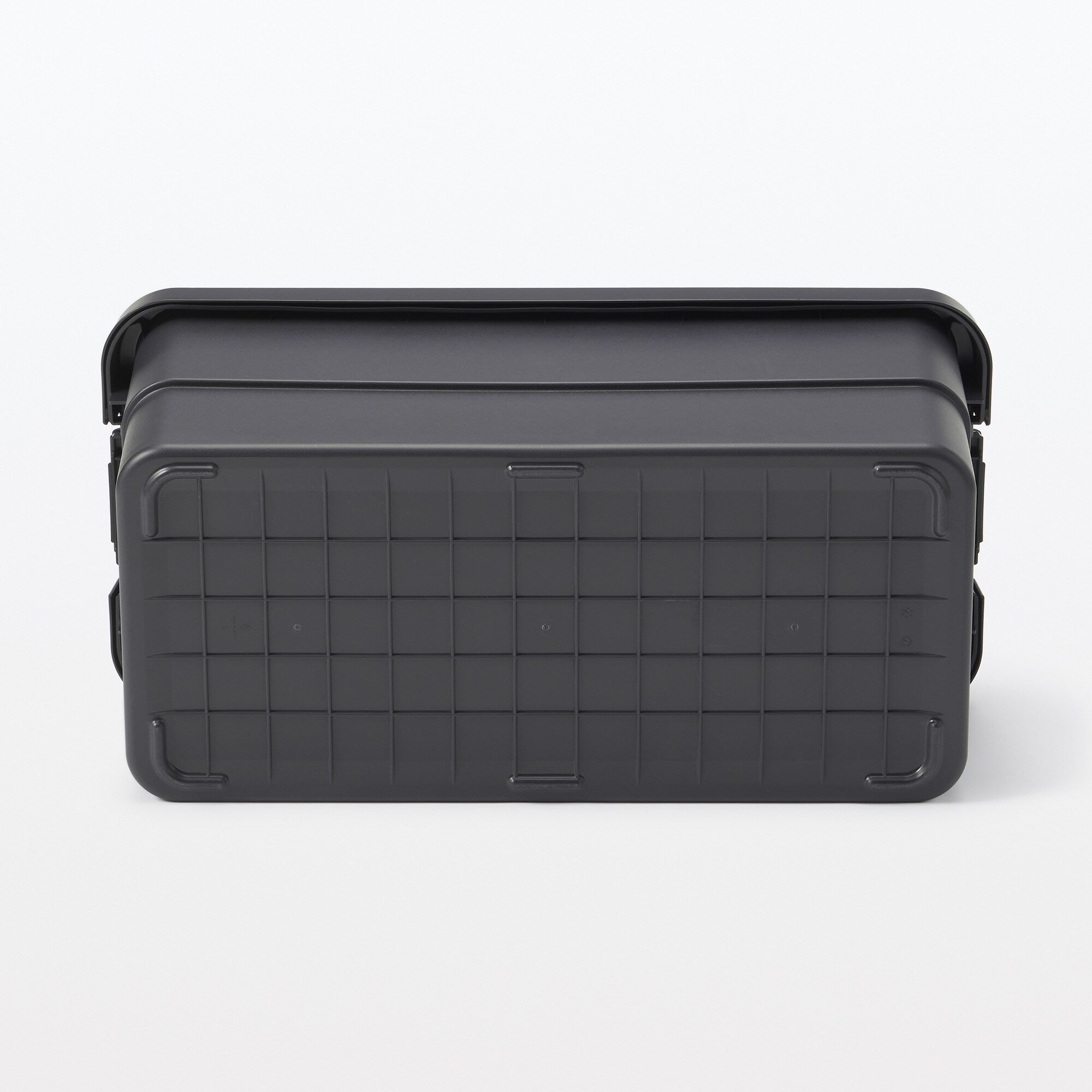 Heavy Duty Polypropylene Storage Box - Dark Gray - Extra Large 18.5 gal - Image 5
