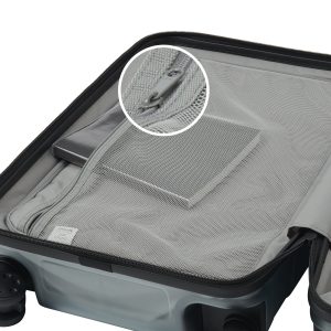 Partition Zipper Pull for Hard Shell Suitcase