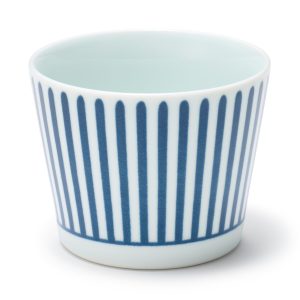 Hasami Ware Soup Cup - Stripes Pattern