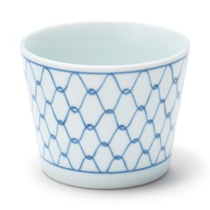 Hasami Ware Soup Cup - Mesh Pattern