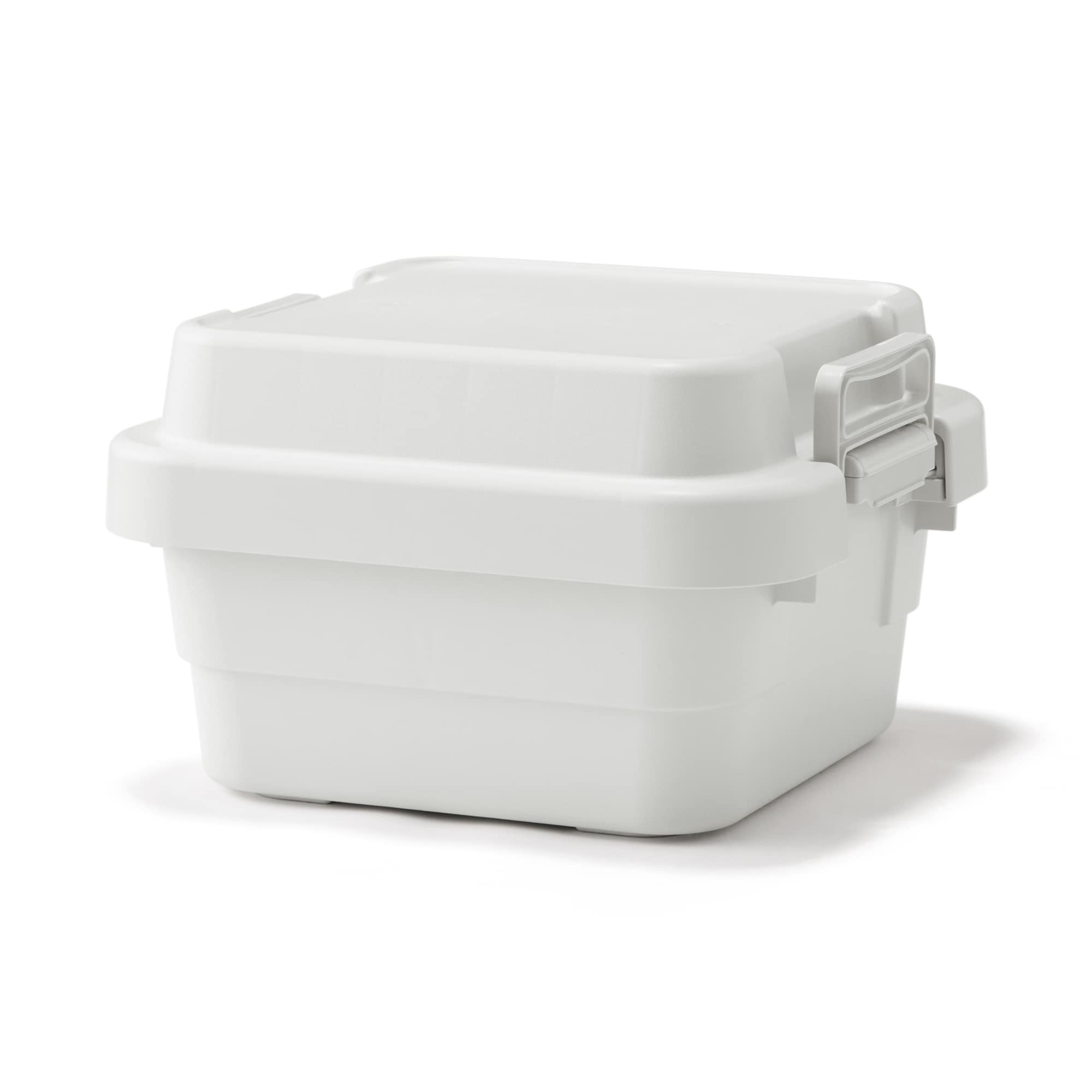 Heavy Duty Polypropylene Shallow Storage Box - Small (19 Qt)