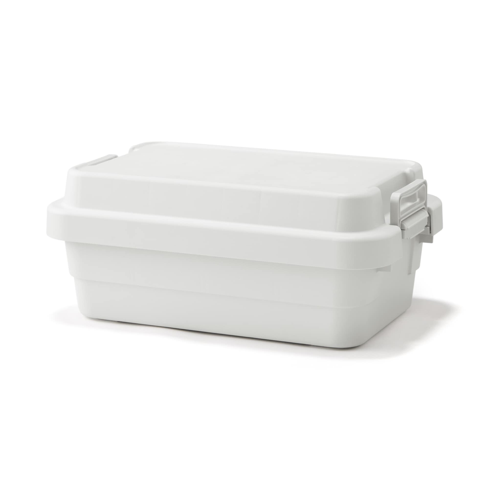 Heavy Duty Polypropylene Shallow Storage Box - Large (31.7 Qt)