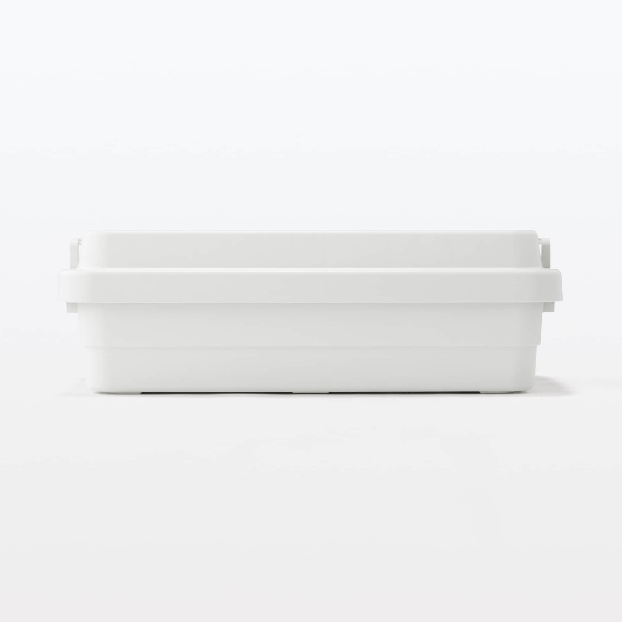 Heavy Duty Polypropylene Shallow Storage Box - Extra Large (42.3 Qt) - Image 3