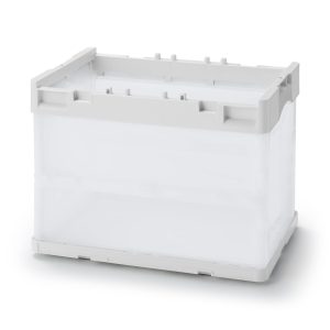 Polypropylene Translucent Folding Crate (21.1 Qt)