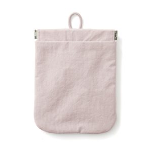 Wrinkled Nylon Self-Closing Flat Pouch - Small