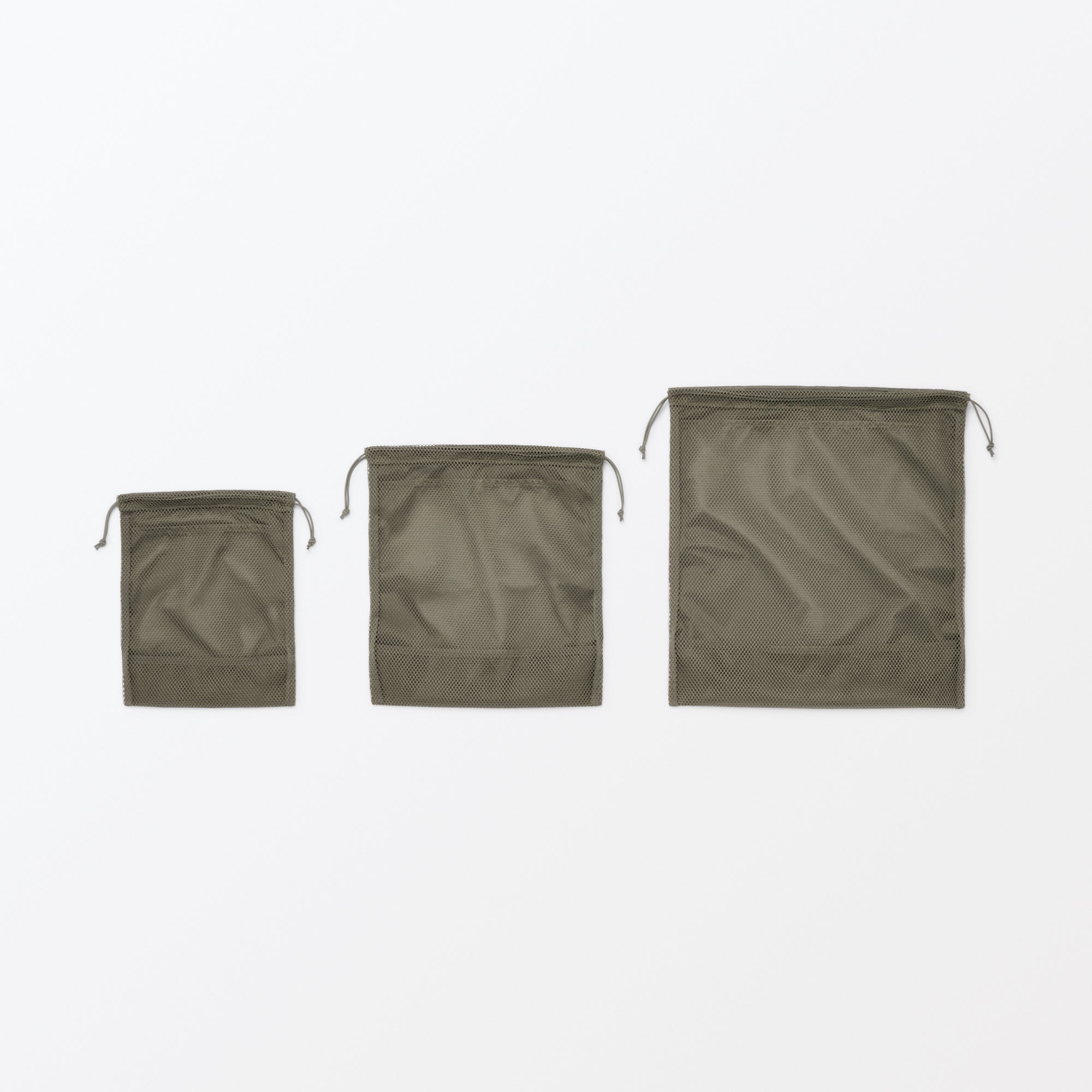 Polyester Mesh Drawstring Bag - Large - Image 6