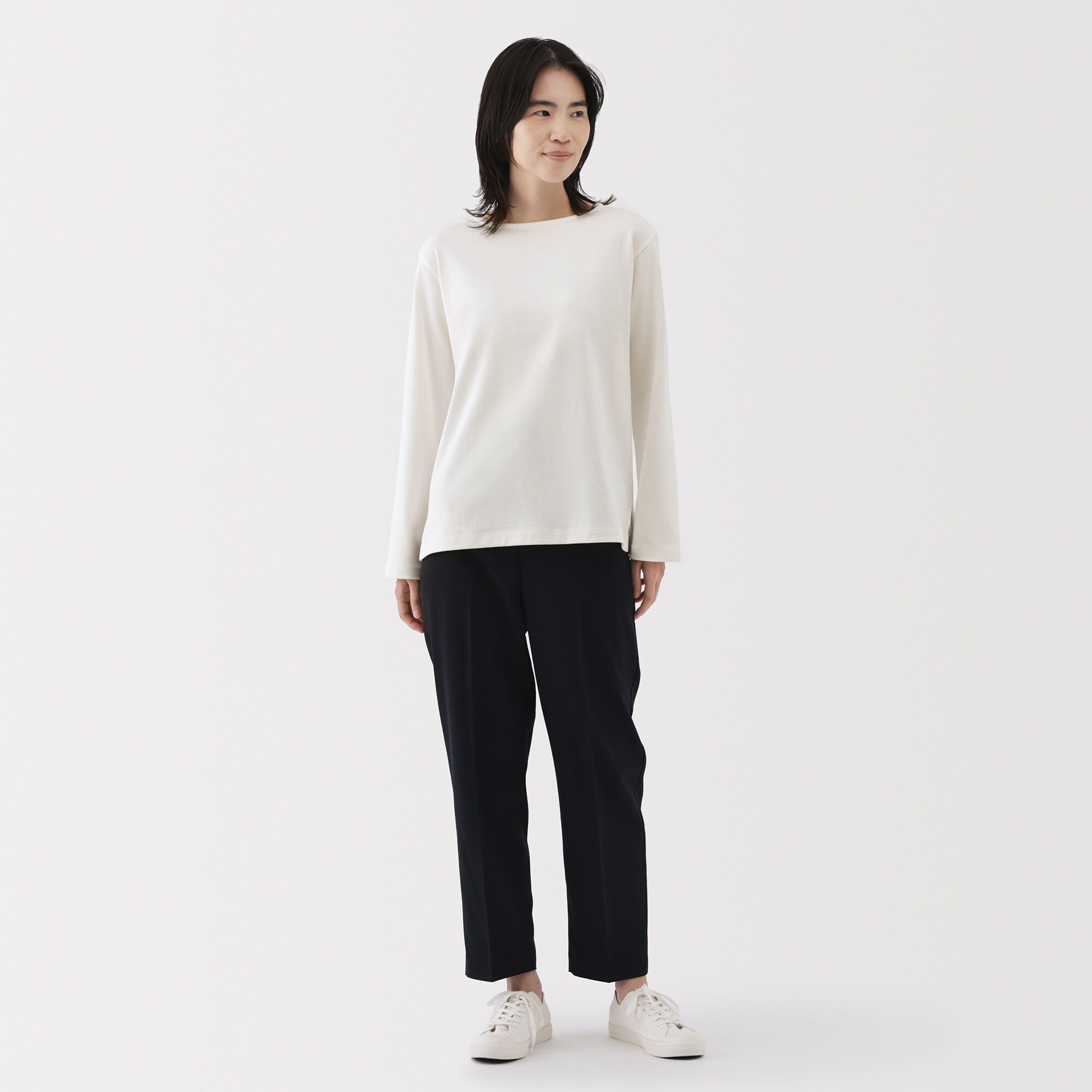Heavyweight Cotton Boatneck T-Shirt - Image 4