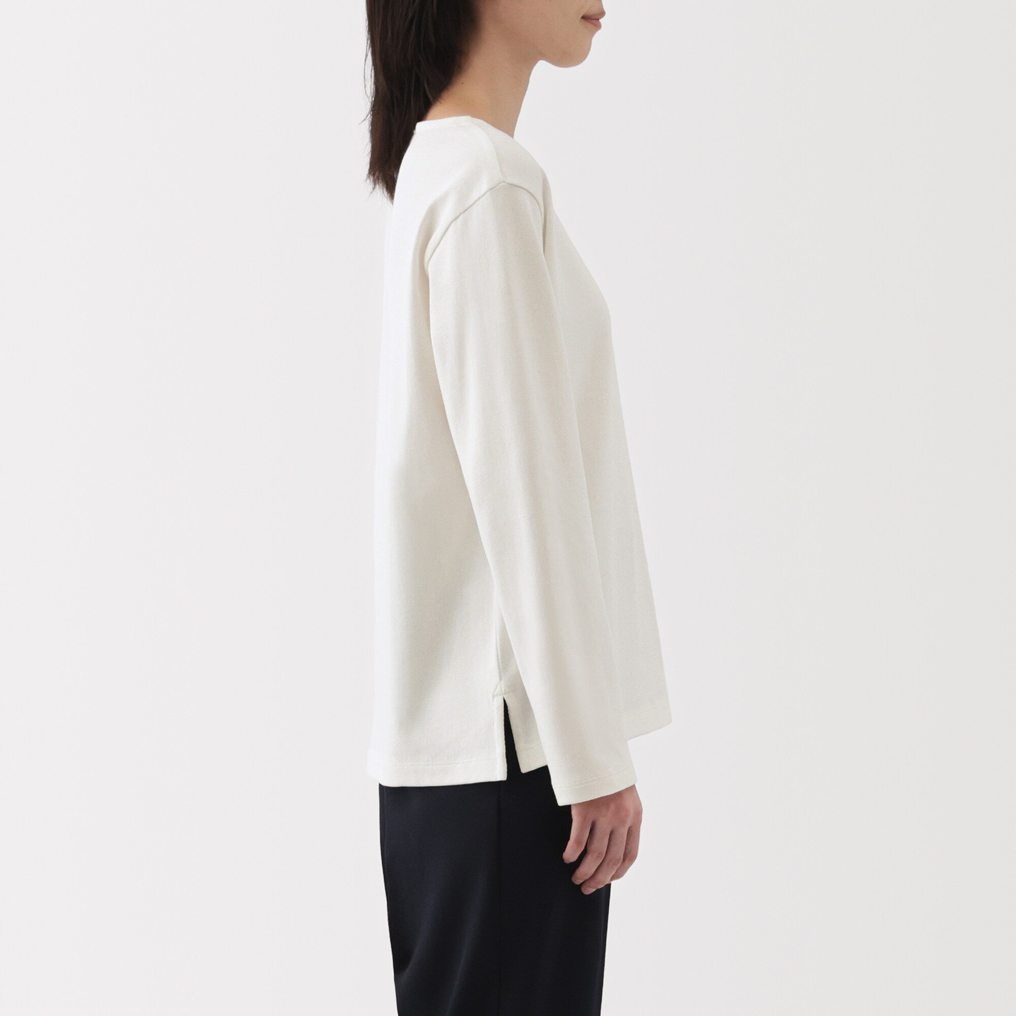 Heavyweight Cotton Boatneck T-Shirt - Image 5