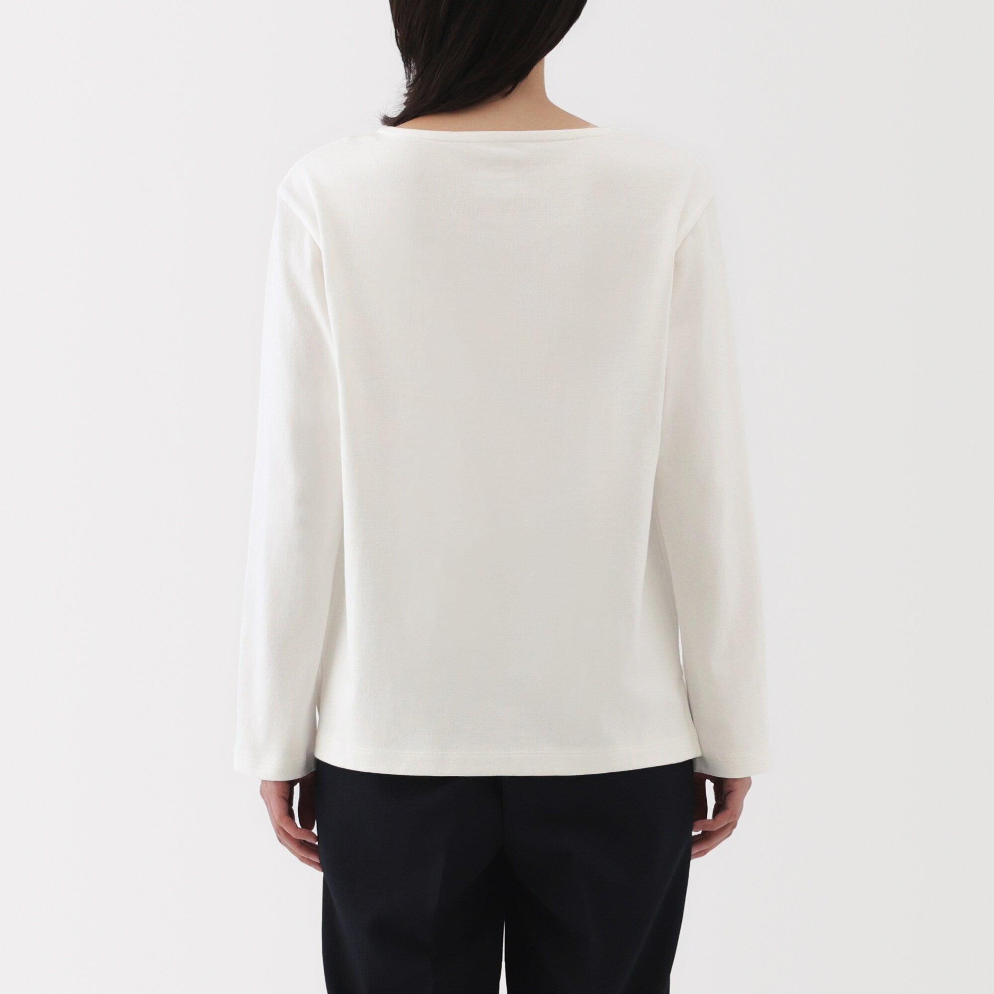 Heavyweight Cotton Boatneck T-Shirt - Image 6