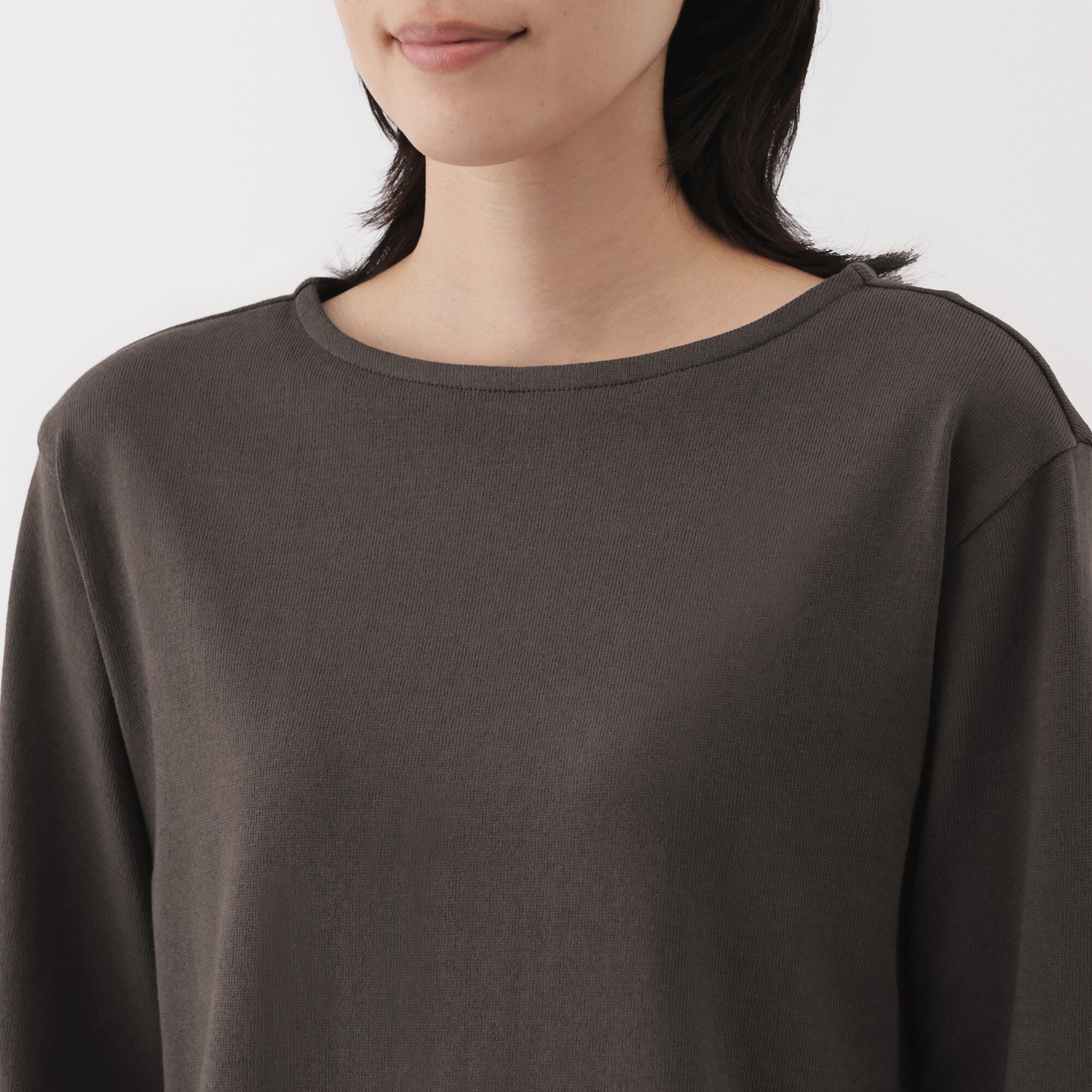 Heavyweight Cotton Boatneck T-Shirt - Image 15