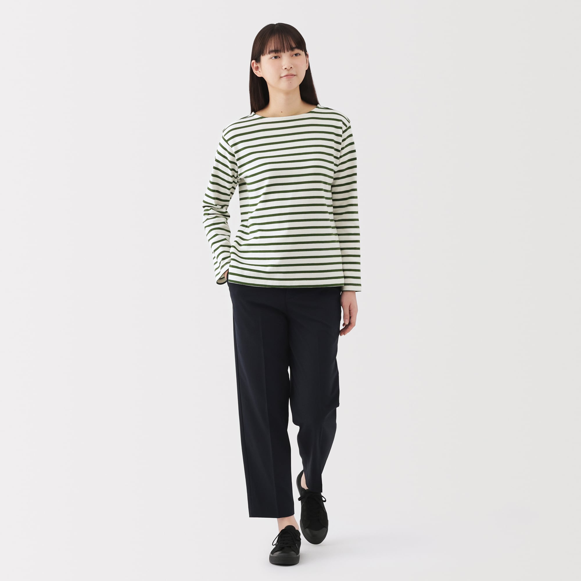 Heavyweight Cotton Boatneck T-Shirt - Image 20