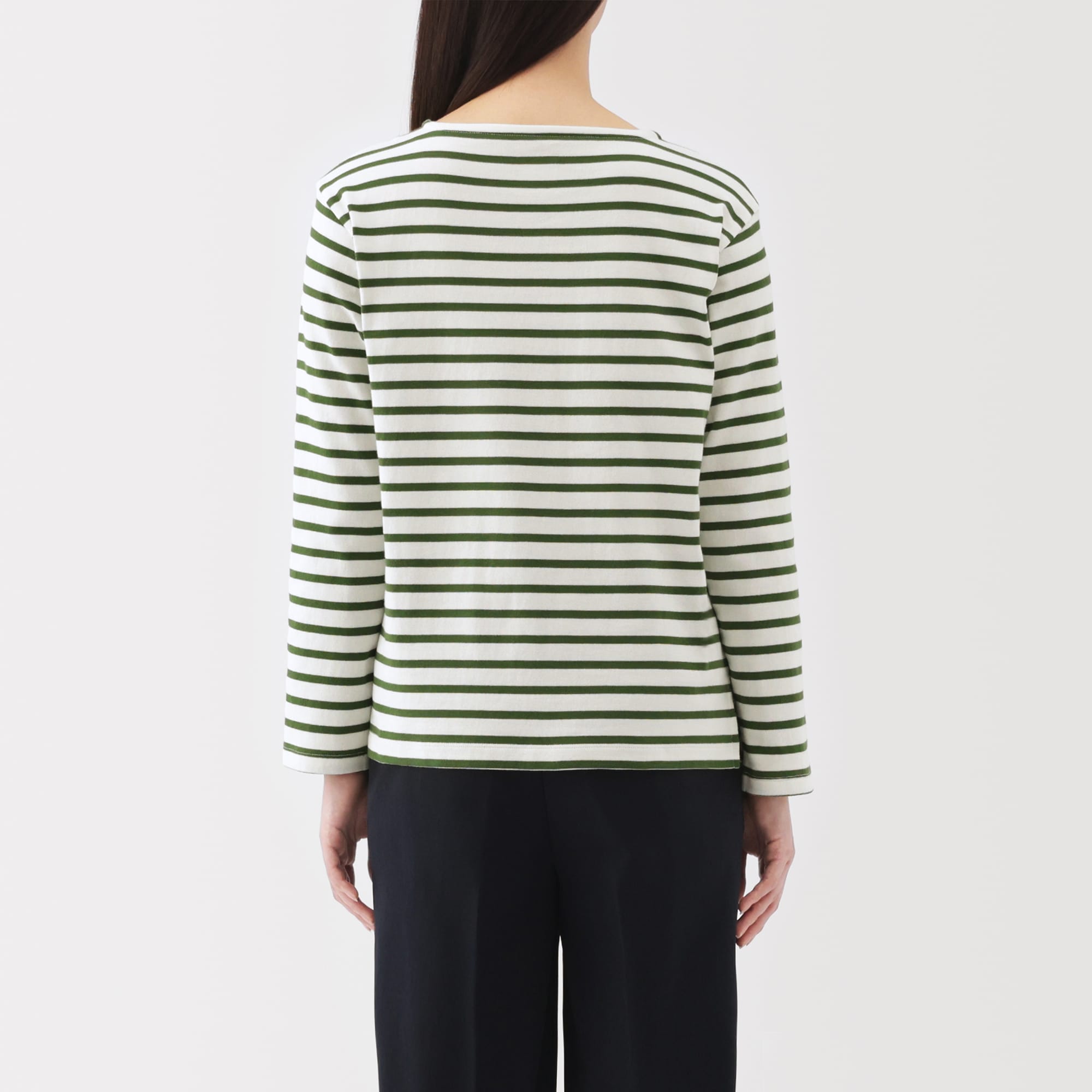 Heavyweight Cotton Boatneck T-Shirt - Image 22