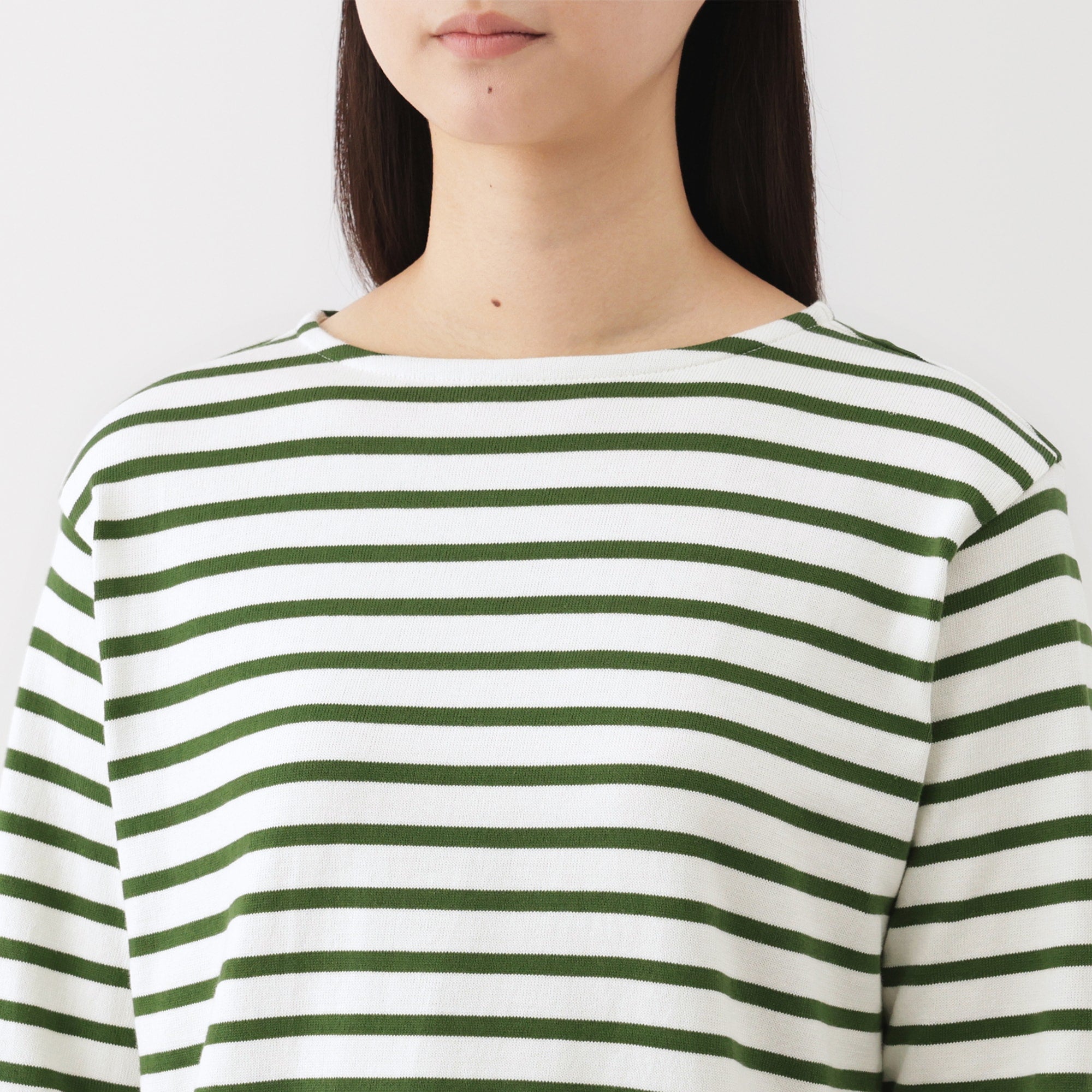 Heavyweight Cotton Boatneck T-Shirt - Image 23