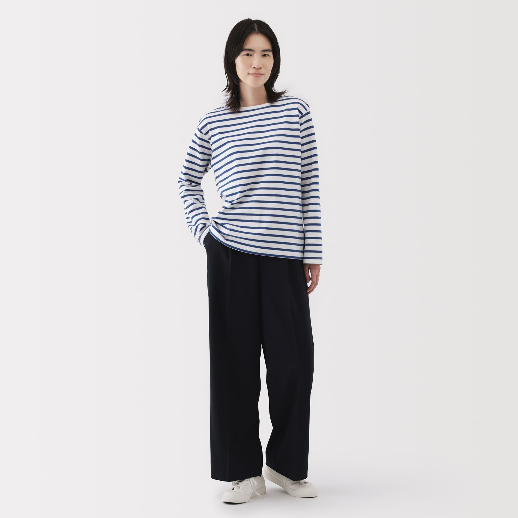 Heavyweight Cotton Boatneck T-Shirt - Image 36
