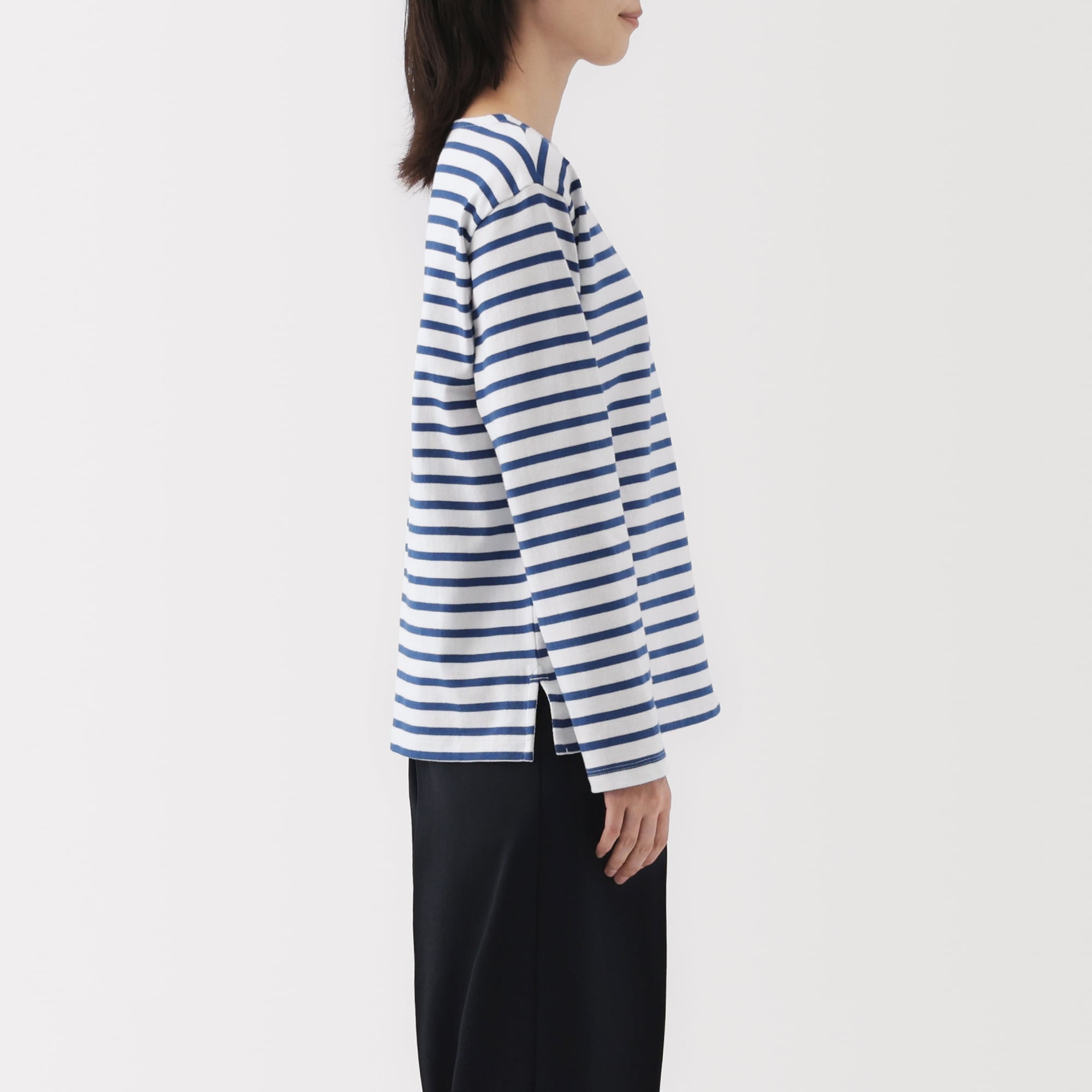 Heavyweight Cotton Boatneck T-Shirt - Image 37