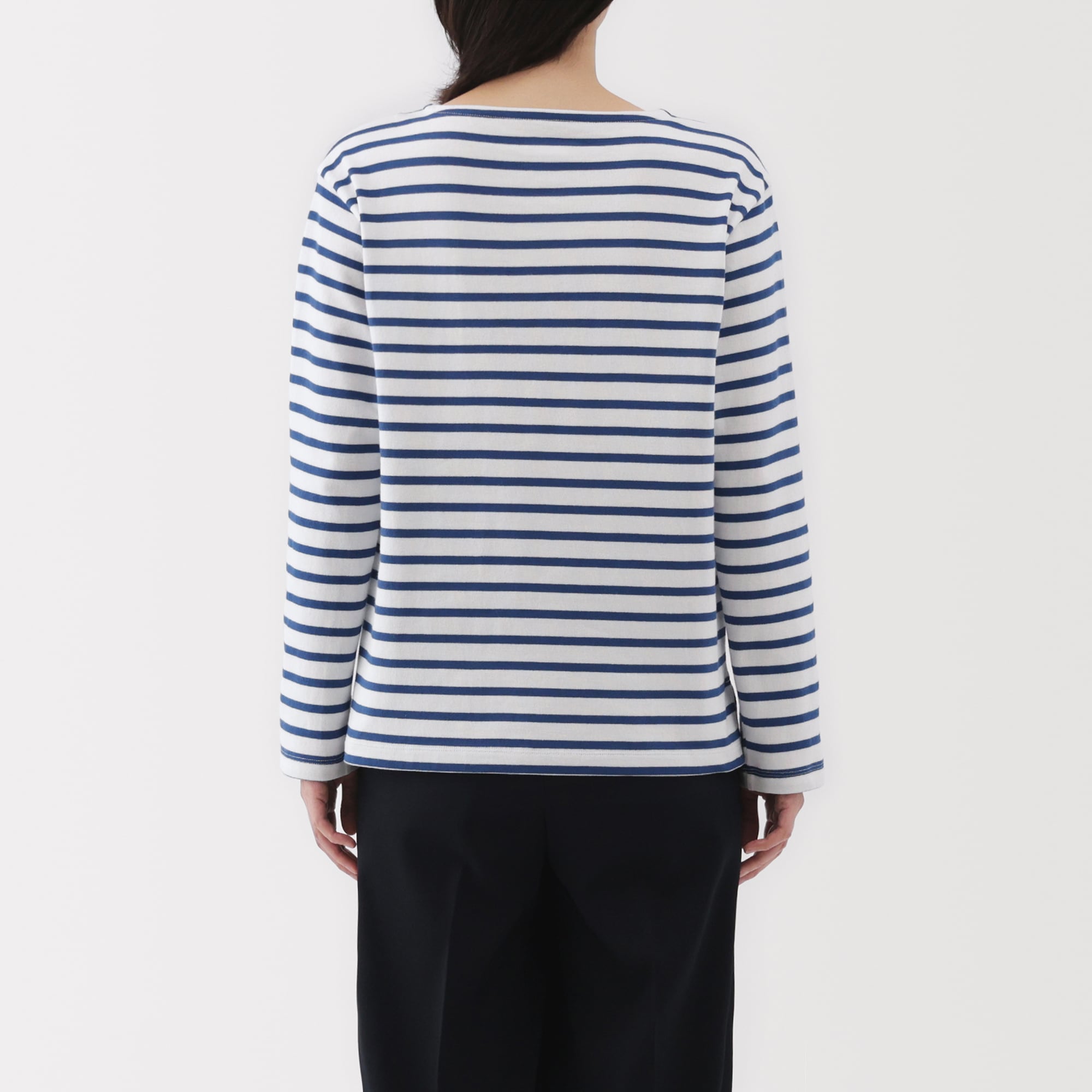 Heavyweight Cotton Boatneck T-Shirt - Image 38