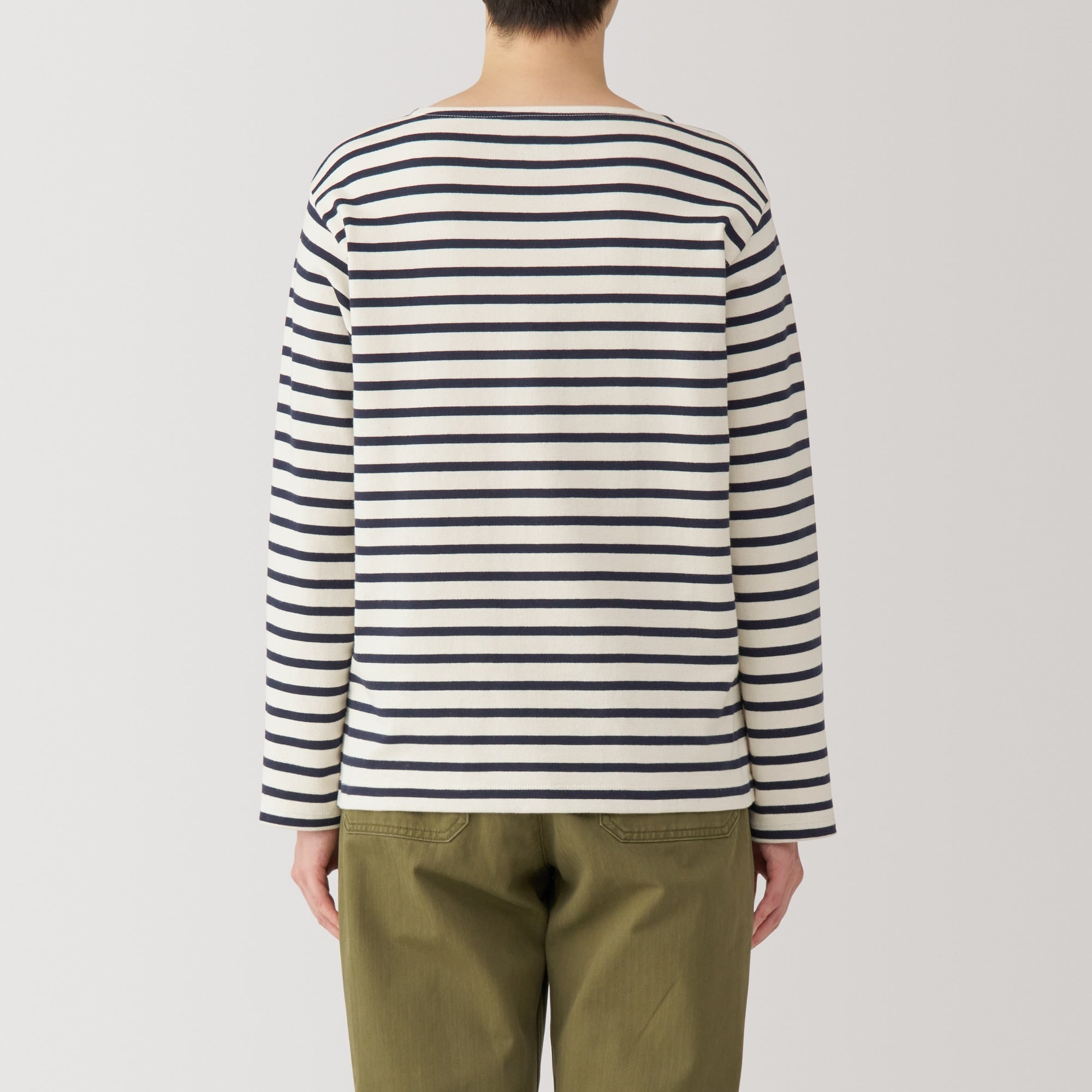 Heavyweight Cotton Boatneck T-Shirt - Image 46