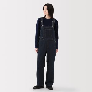Kapok Blend Denim Overalls