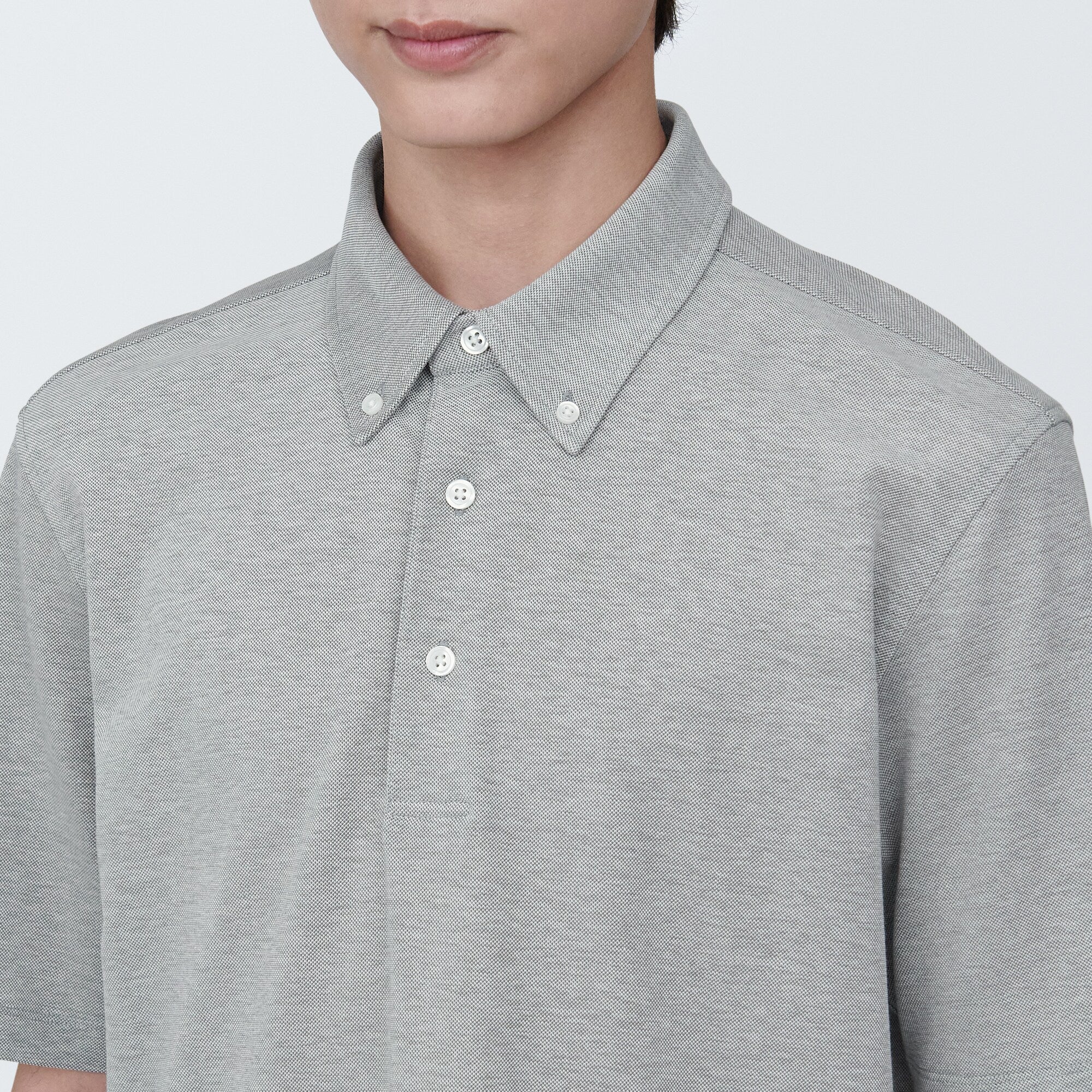 Men's Cool Touch Pique Button Down Polo Shirt - Image 20