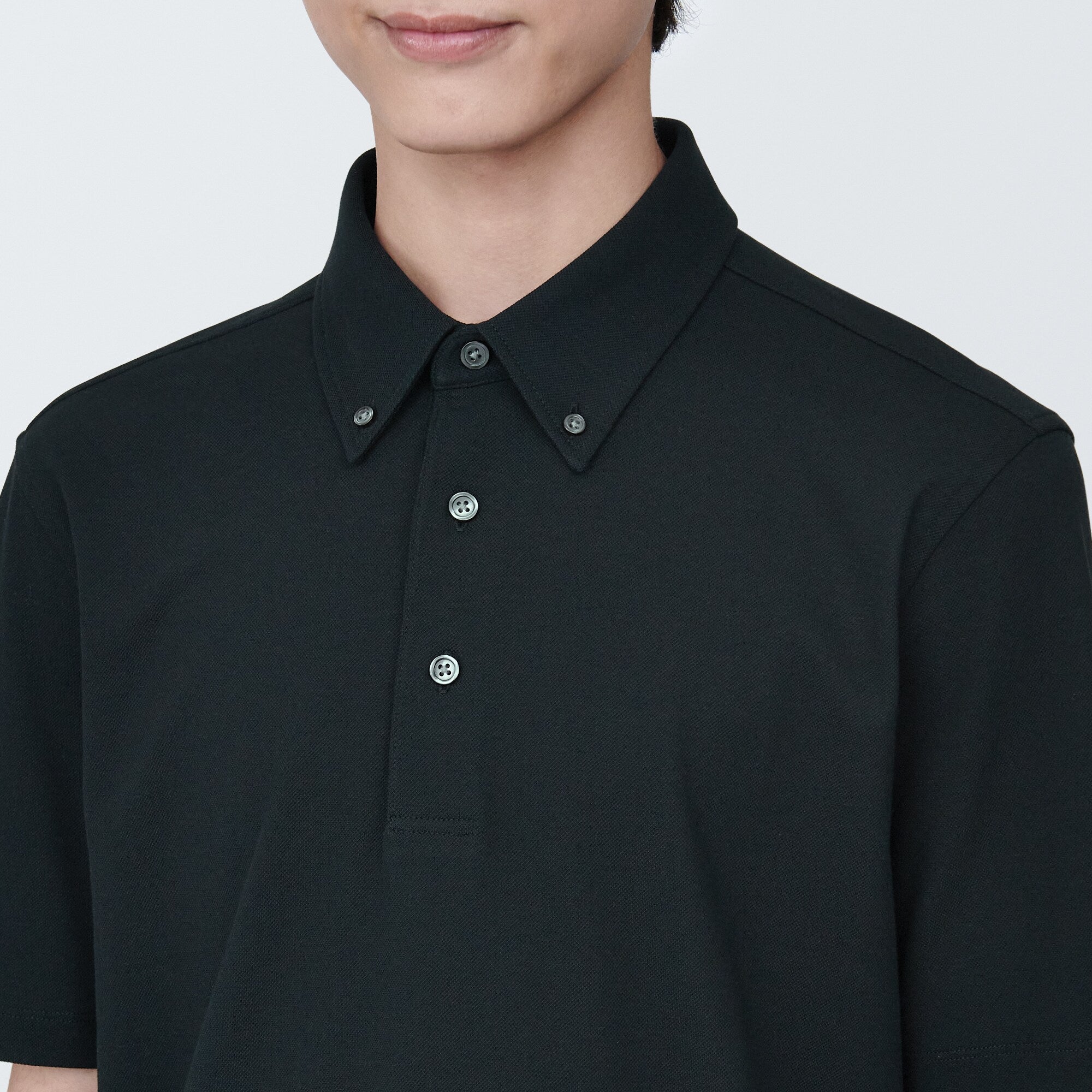 Men's Cool Touch Pique Button Down Polo Shirt - Image 27