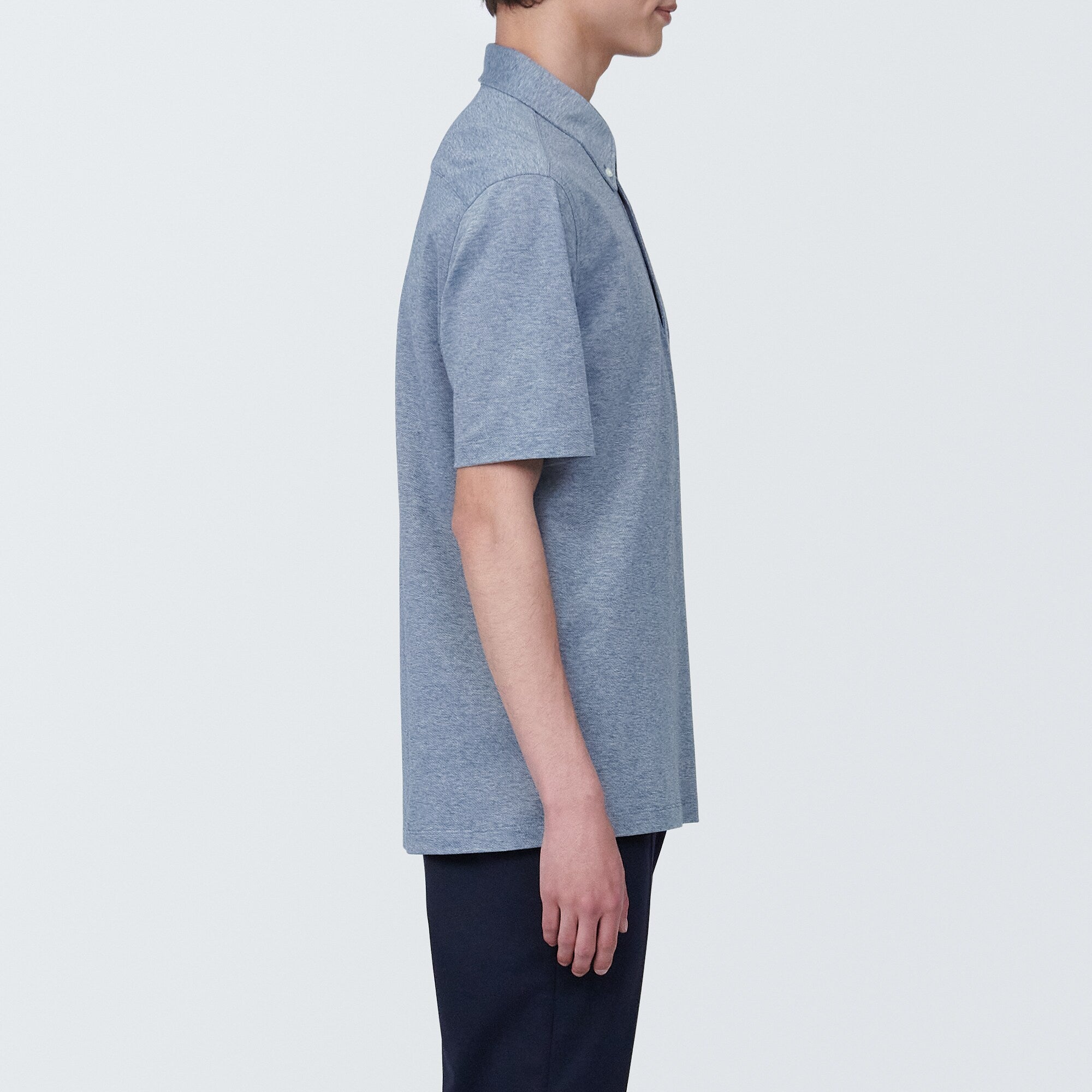 Men's Cool Touch Pique Button Down Polo Shirt - Image 12