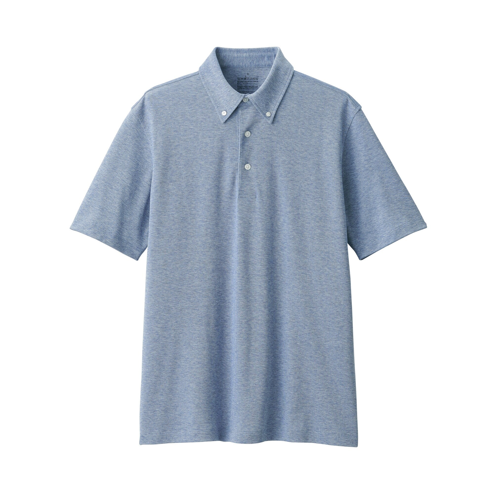 Men's Cool Touch Pique Button Down Polo Shirt - Image 9