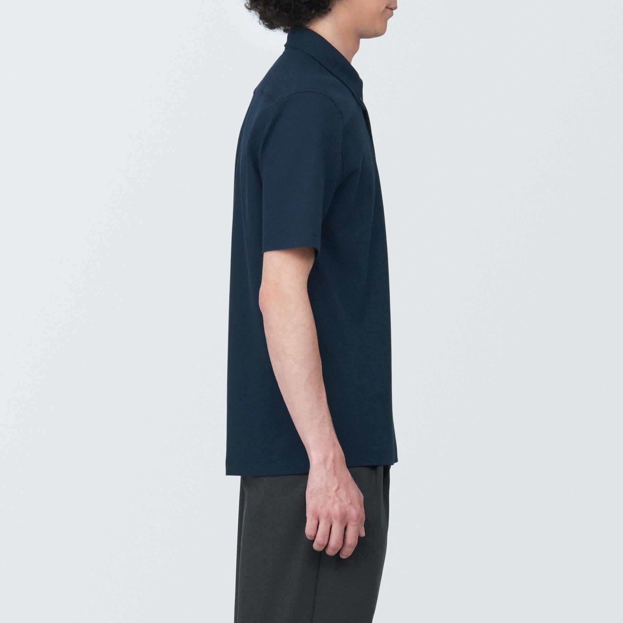 Men's Cool Touch Pique Button Down Polo Shirt - Image 32
