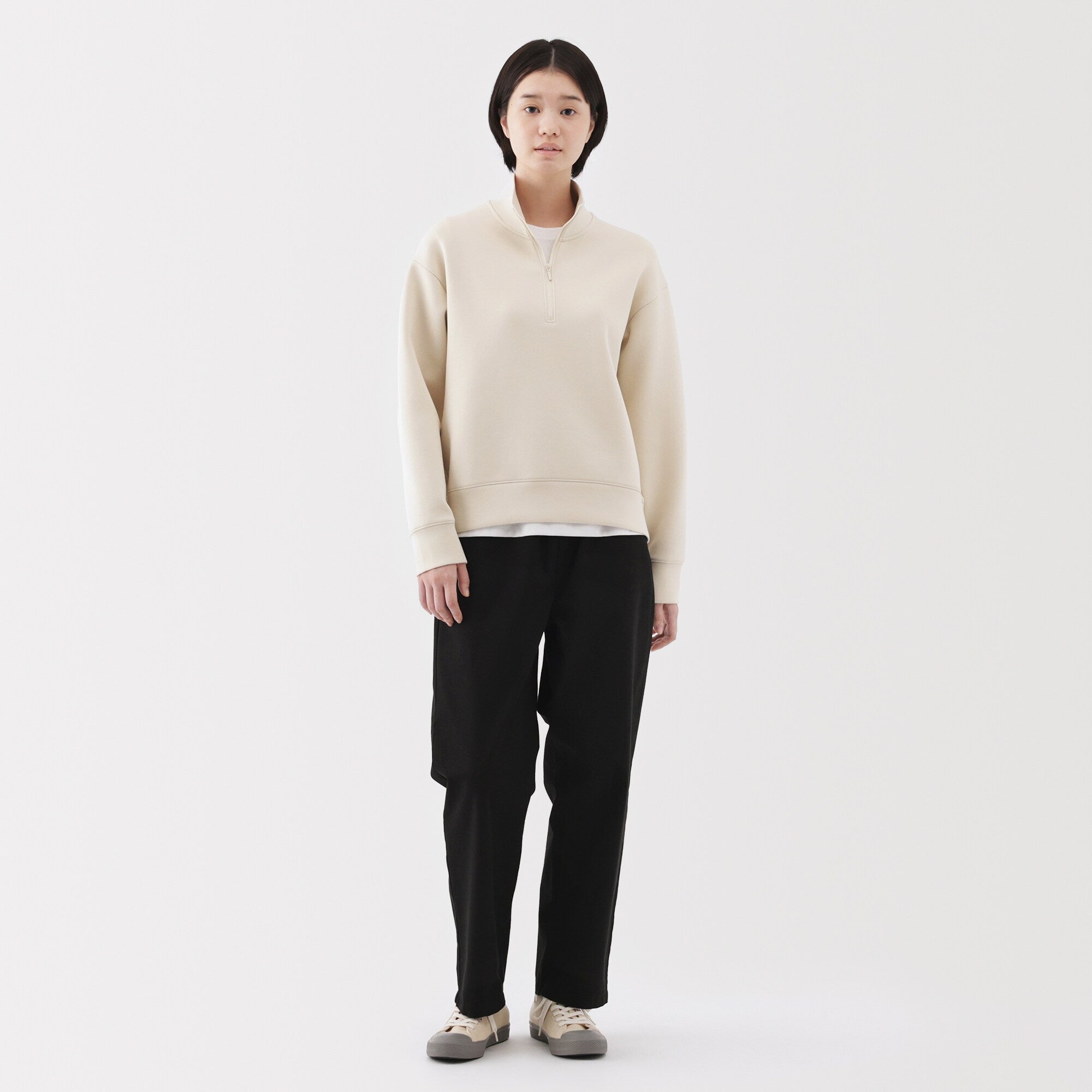 Women's Washed Cotton Easy Tapered Pants - Image 4