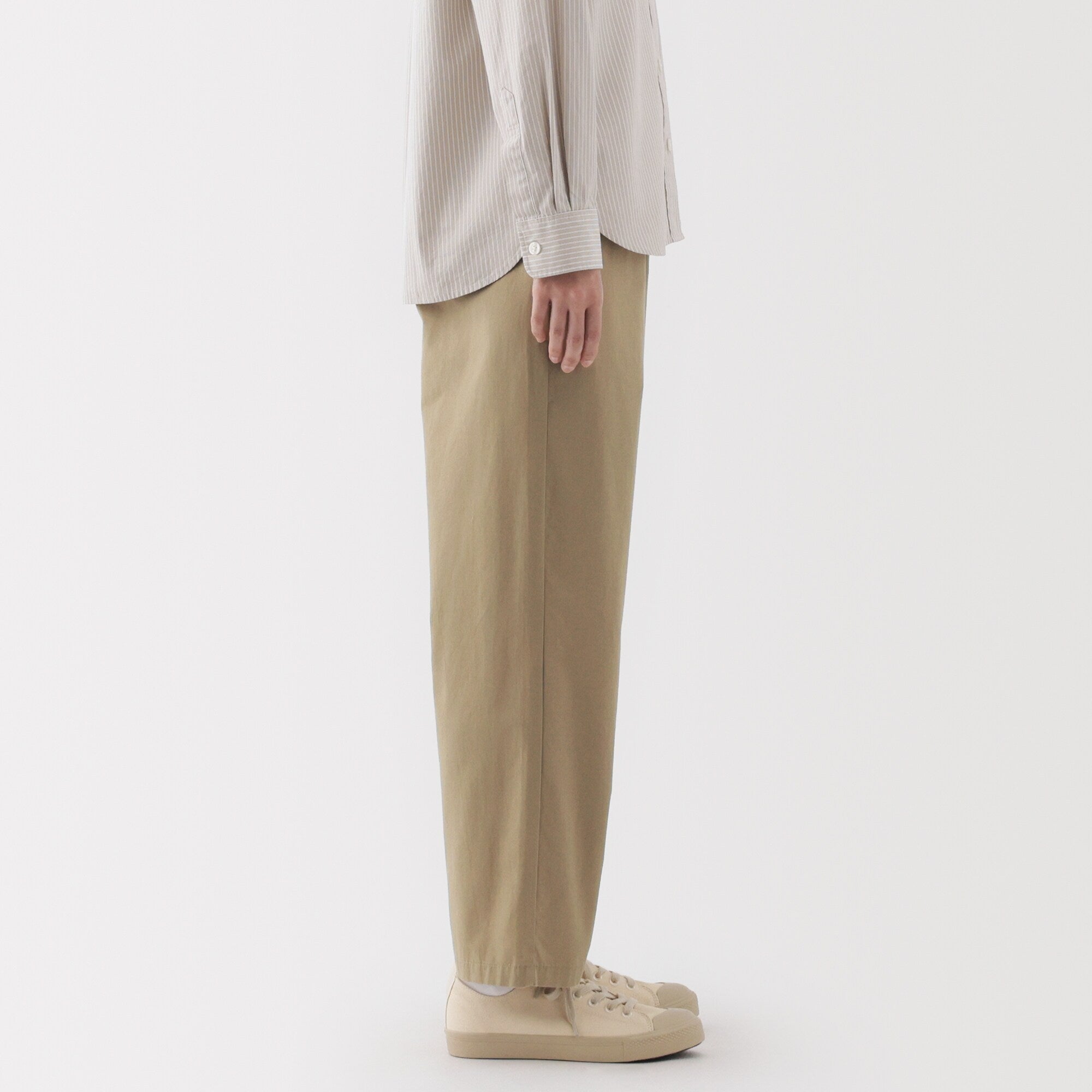 Women's Washed Cotton Easy Tapered Pants - Image 23