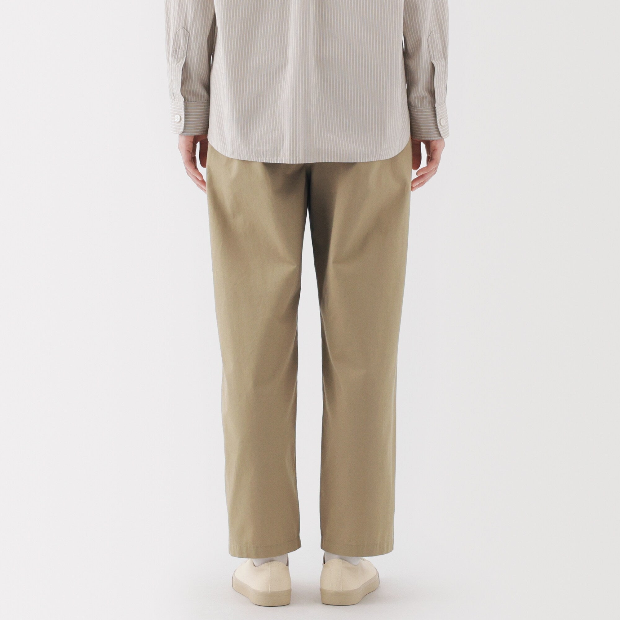 Women's Washed Cotton Easy Tapered Pants - Image 24