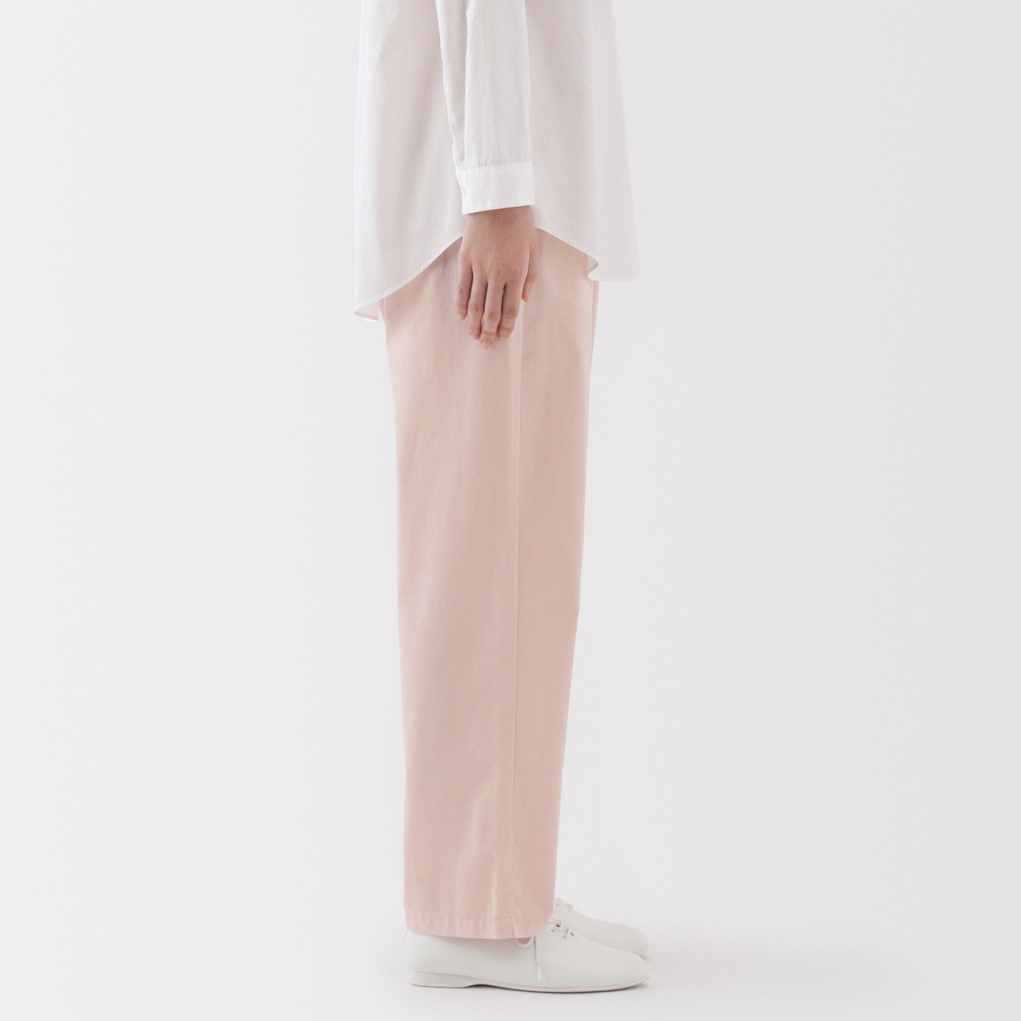 Women's Washed Cotton Easy Tapered Pants - Image 14