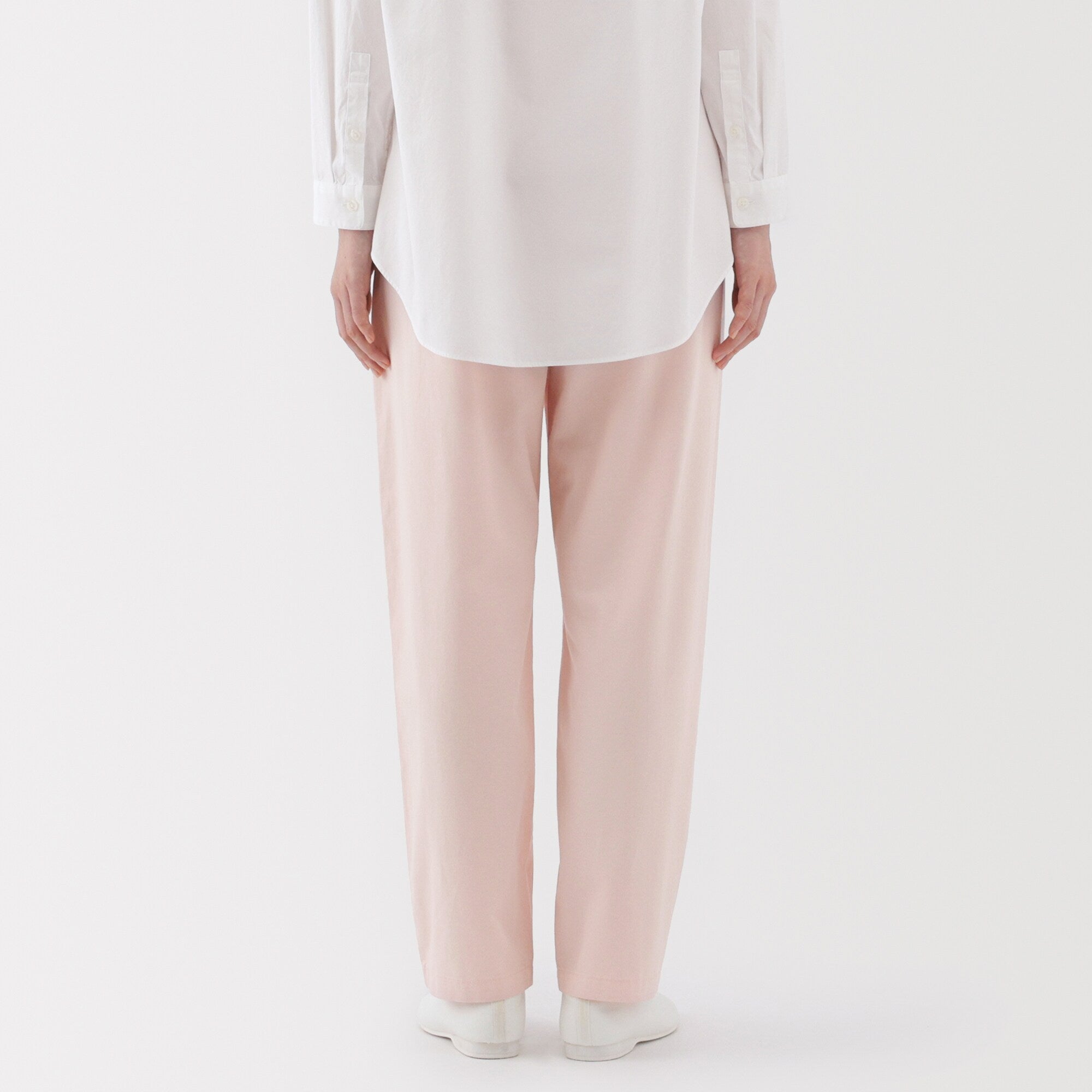 Women's Washed Cotton Easy Tapered Pants - Image 15