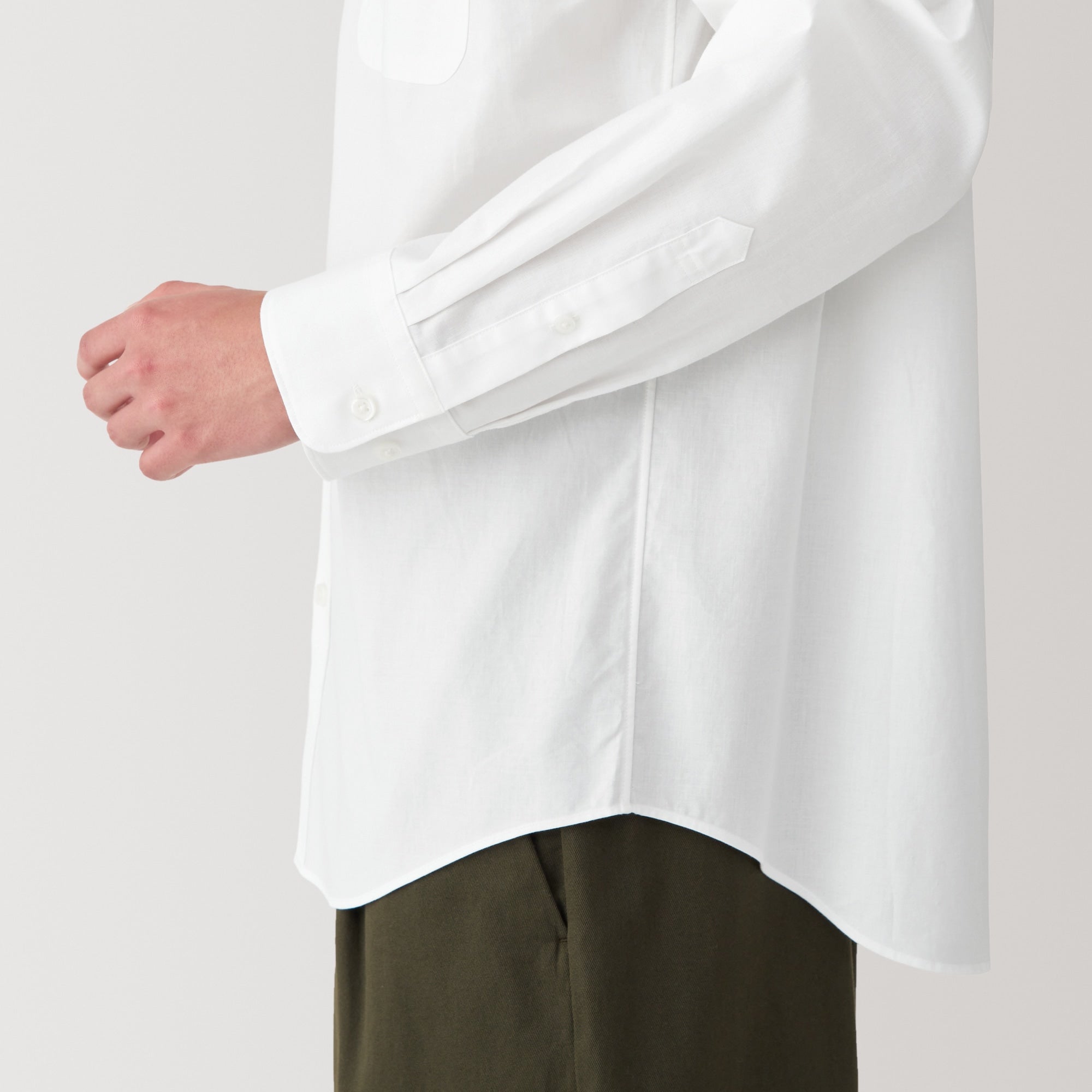 Men's Broadcloth Long Sleeve Shirt - Image 32